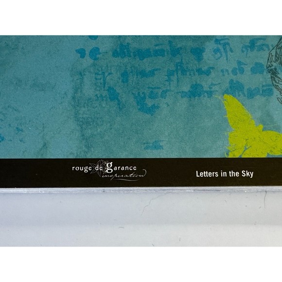 SANDYLION Rouge de Garance "Letters in the Sky" DS 12x12 Scrapbook Paper… - Picture 8 of 9